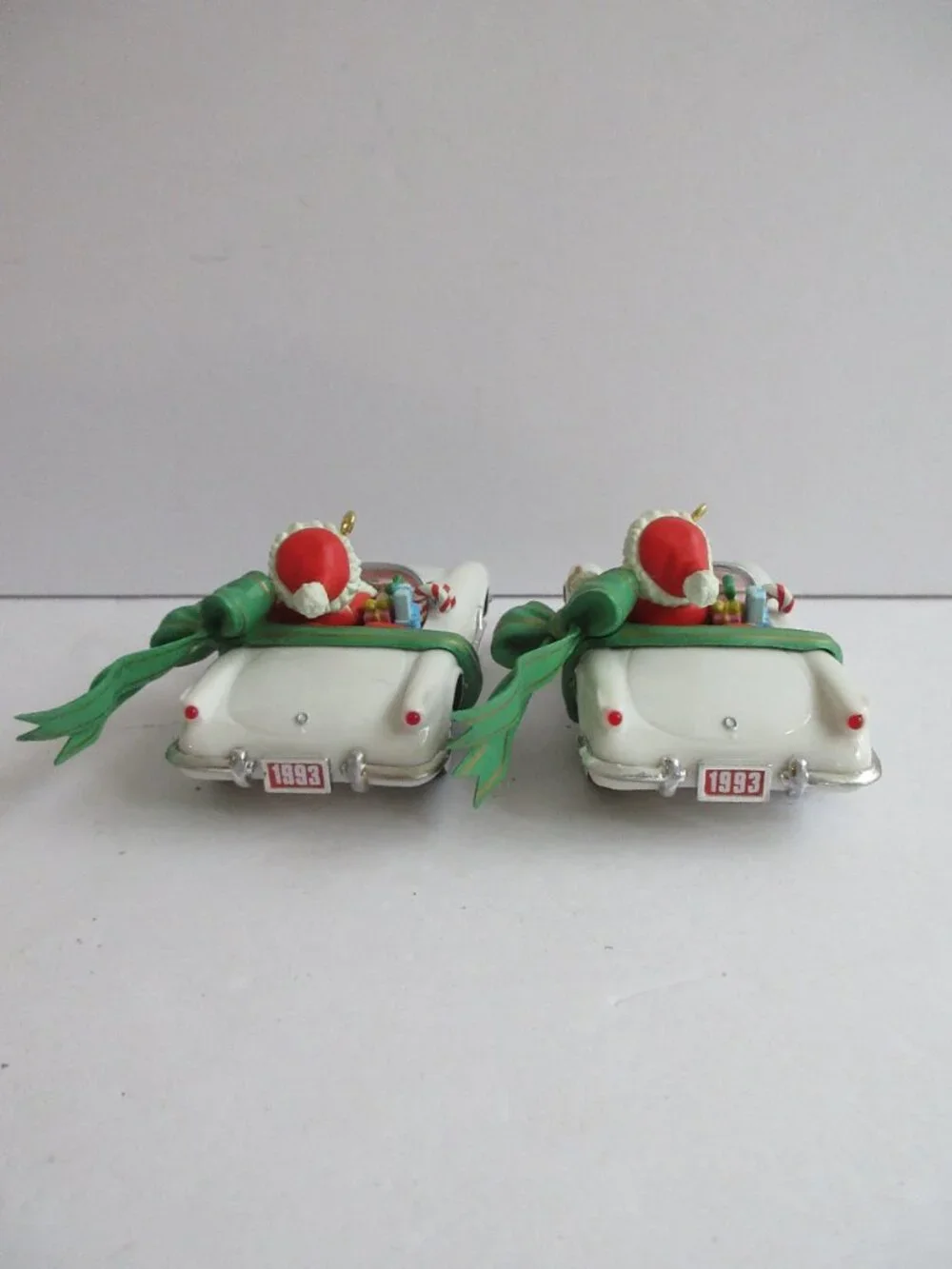2 Enesco Dream Wheels Corvette 40th Anniversary Limited Edition Ornament 1993